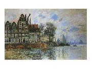 Claude Monet View of Amsterdam Sweden oil painting artist